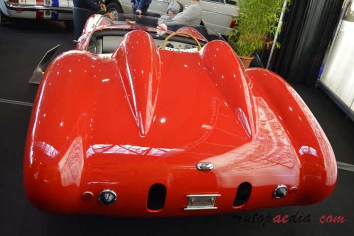 WRE Maserati 1959 (race car), rear view