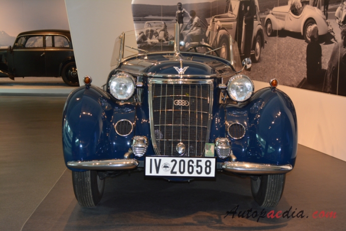 Wanderer W25 1936-1938 (1936 Wanderer W25 K Karl Baur roadster 2d), front view