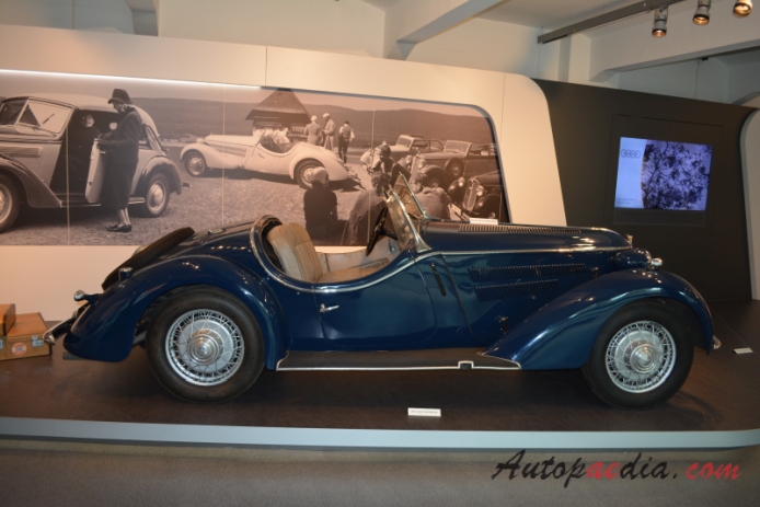 Wanderer W25 1936-1938 (1936 Wanderer W25 K Karl Baur roadster 2d), prawy bok