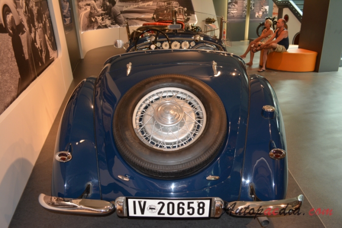 Wanderer W25 1936-1938 (1936 Wanderer W25 K Karl Baur roadster 2d), tył