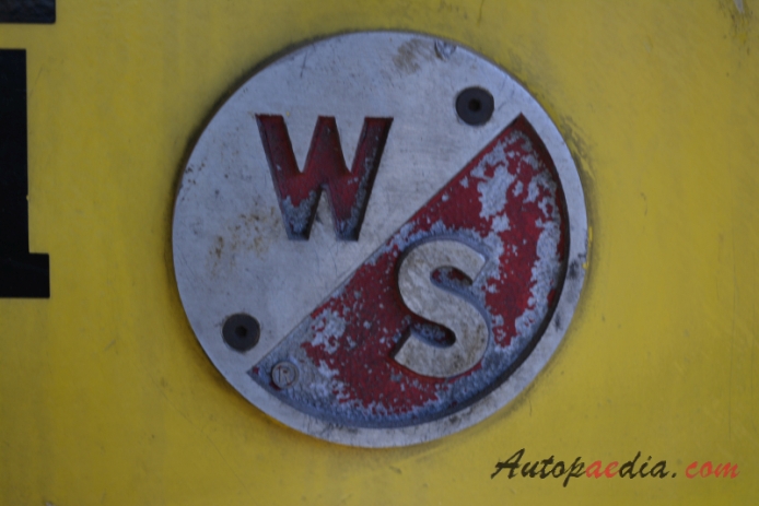 Warner Swasey Gradall G600 1962-1970 (1970 dźwig), emblemat bok 