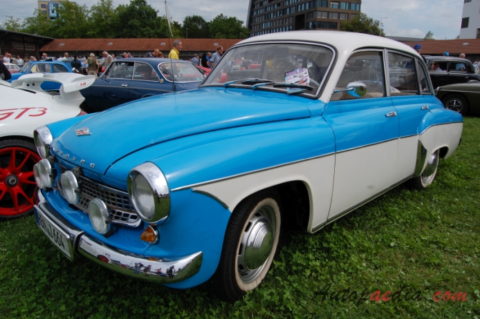 Wartburg 311 1955-1965 (1962-1965 Wartburg 1000 sedan 4d), lewy przód