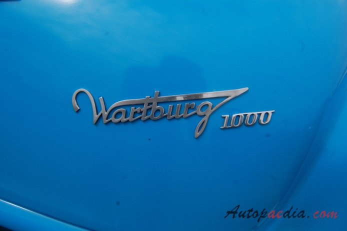 Wartburg 311 1955-1965 (1962-1965 Wartburg 1000 sedan 4d), rear emblem  