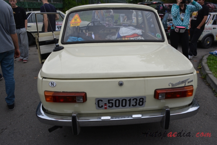 Wartburg 353 1965-1989 (1965-1983 Wartburg 1000 sedan 4d), rear view