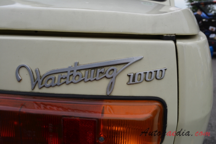 Wartburg 353 1965-1989 (1965-1983 Wartburg 1000 sedan 4d), rear emblem  