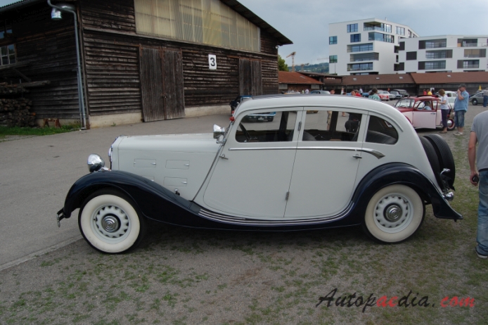Wikov typ 40 1933-1937 (1934 serie 8 limousine Stantard 4d), left side view