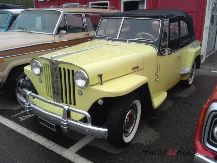 Willys-Overland Jeepster 1948-1950 (1948 VJ), left front view