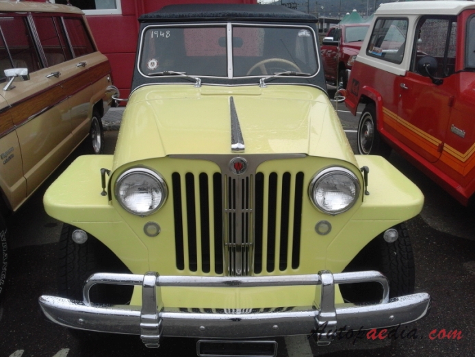 Willys-Overland Jeepster 1948-1950 (1948 VJ), przód