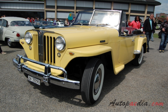 Willys-Overland Jeepster 1948-1950 (VJ), lewy przód