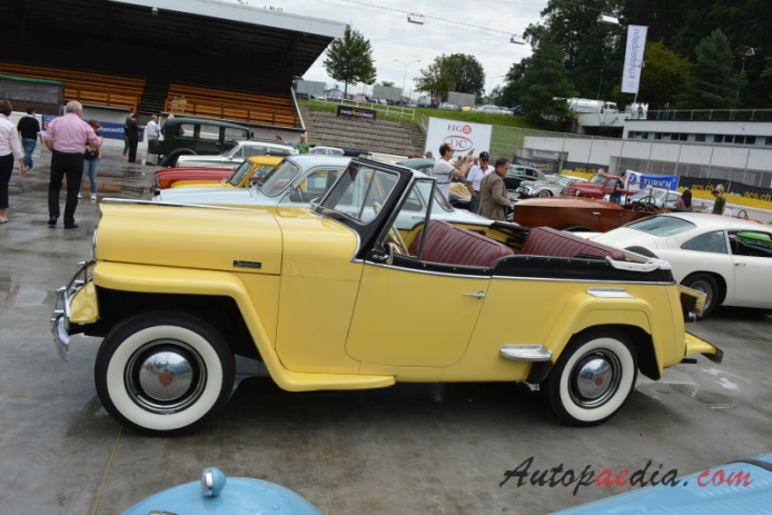 Willys-Overland Jeepster 1948-1950 (VJ), lewy bok