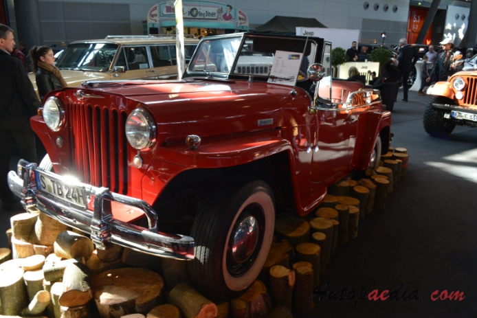 Willys-Overland Jeepster 1948-1950 (VJ), lewy przód