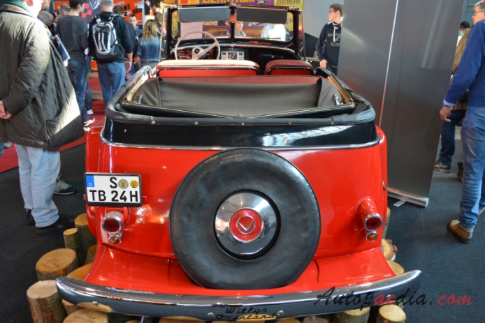 Willys-Overland Jeepster 1948-1950 (VJ), tył