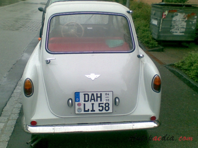 Zündapp Janus 1957-1958, rear view
